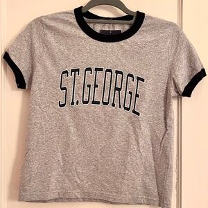 Brandy Melville Grey St. George Tshirt